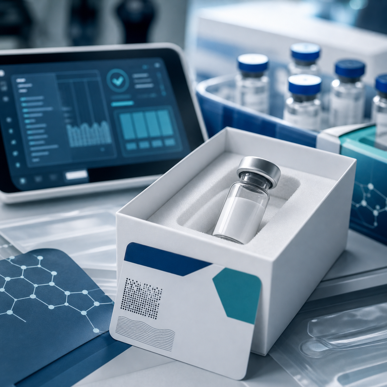 Retatrutide research peptide batch traceability scene